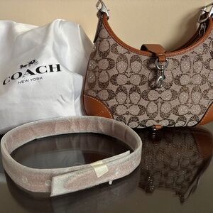 Coach Crystal Jacquard Hamptons Hobo